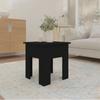 Coffee Table Black 40 X 40 X 42 Cm Particleboard