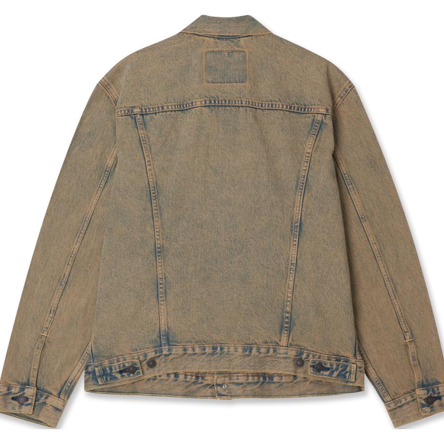 Levis Loose Casual Simple Versatile Long Sleeve Denim Jacket Men jackets Distressed-Denim 72334-0702