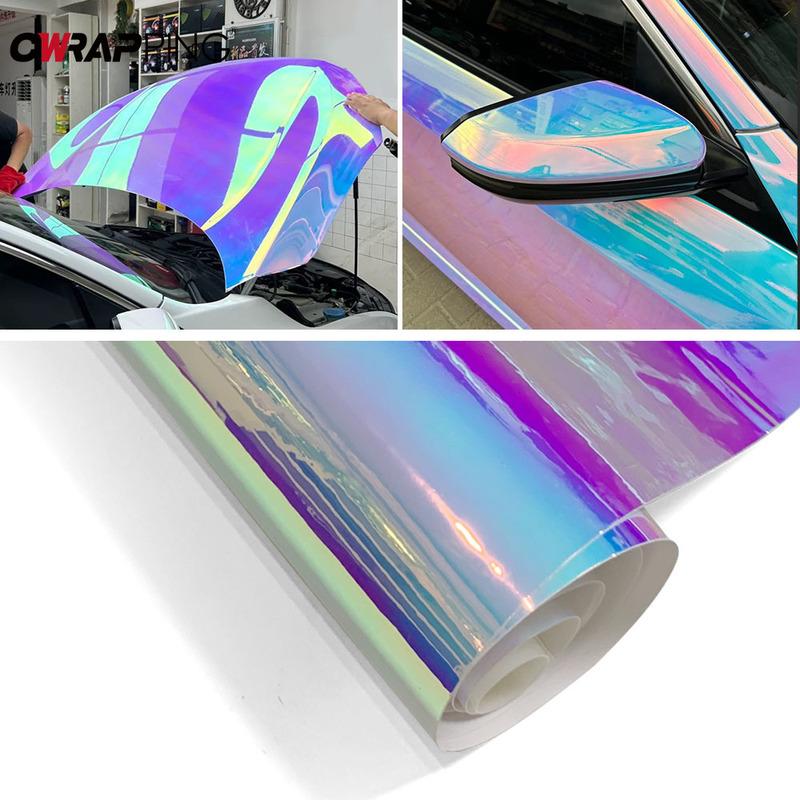Car Stickers Rainbow Motorcycle Sticker Vinyl Auto Tuning Anti-scratch Vinyl Waterproof Vehicle Body Film for Car Accessories