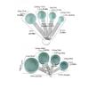 10PCS Plastic Sugar Scoop Graduated Measuring Cup and Spoon Set  Household Kitchen