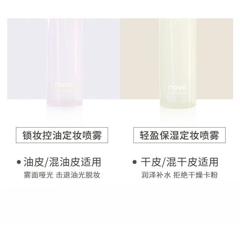 NOVO - Starkes klares Make-up Fixierspray - 2 Arten