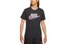 Nike T-shirts Heren Zwart Ronde Hals Normale Rechte Pasvorm DJ1370-010