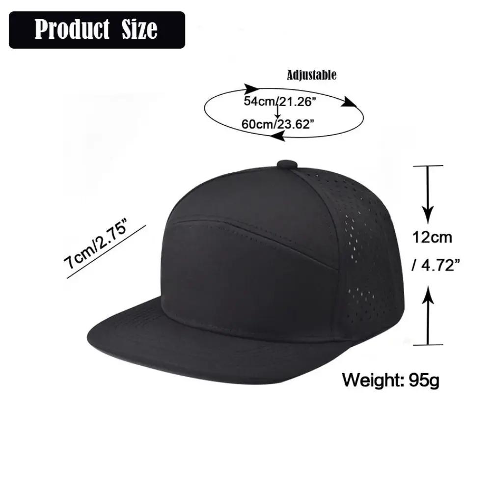 Casual Solid Color Baseball Cap Adjustable Breathable Trucker Hat Hip-Hop Hat Unisex