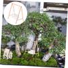 GLEAVI Garden Swing Miniature Model: Mini Hanging Chair DIY Mini Swing, Photography Prop, Desktop