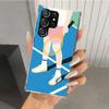 Tennis Sport Phone Case for Samsung Galaxy S26 S24 S23 Ultra S25 Edge S22 S21 Plus S20 FE + Soft Print Shell Funda Galaxy S25 S2