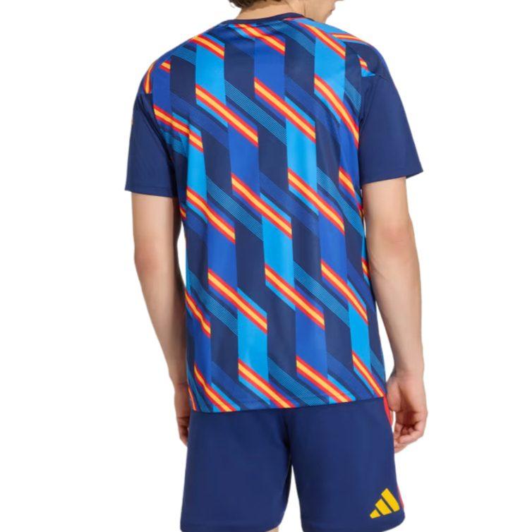 adidas Soccer Jerseys Men's Dark Blue Crew Neck Moderate KA1906