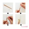 French Wooden Crochet Embroidery Punch Needles Wooden Handle Crochet Hook Cross Stitch Crochet Kit Sewing Knitting Tools
