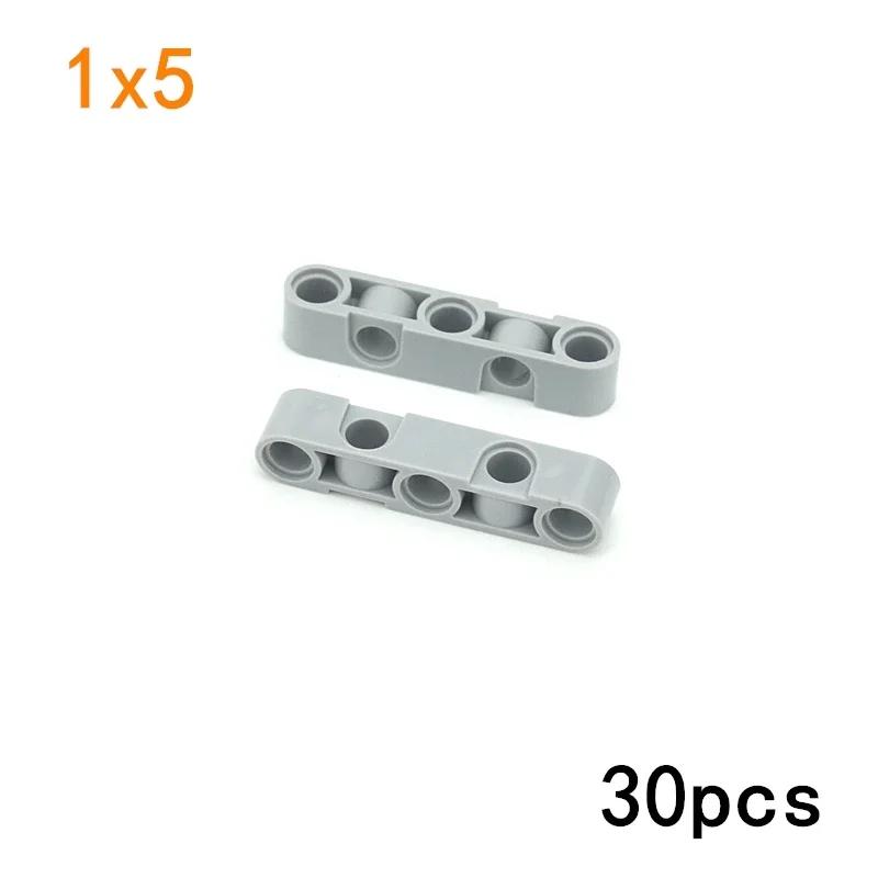 Technical MOC Thick Beam Studless Liftarm with Holes 1x3 1x5 1x7 1x9 1x11 Building Blocks DIY Toys