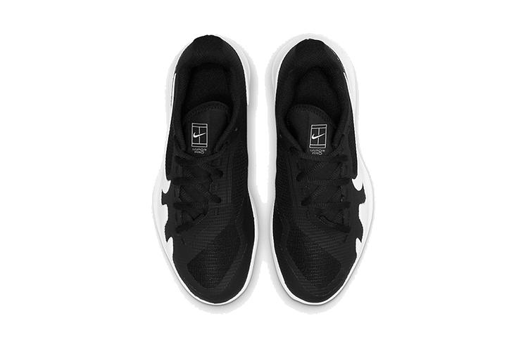 Nike Court Vapor Junior Pro Slip Resistant Cushioning Abrasion Resistant Breathable Low Top Athletic Shoes Black White CV0863-024