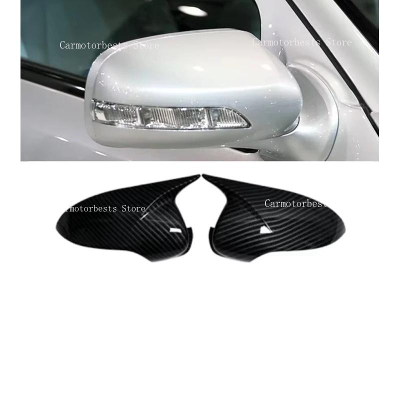 Car Rearview Side Mirror Cover Fit For Mercedes Benz E-Class W211 2006 2007 2008 Wing Cap Rear View Case Trim