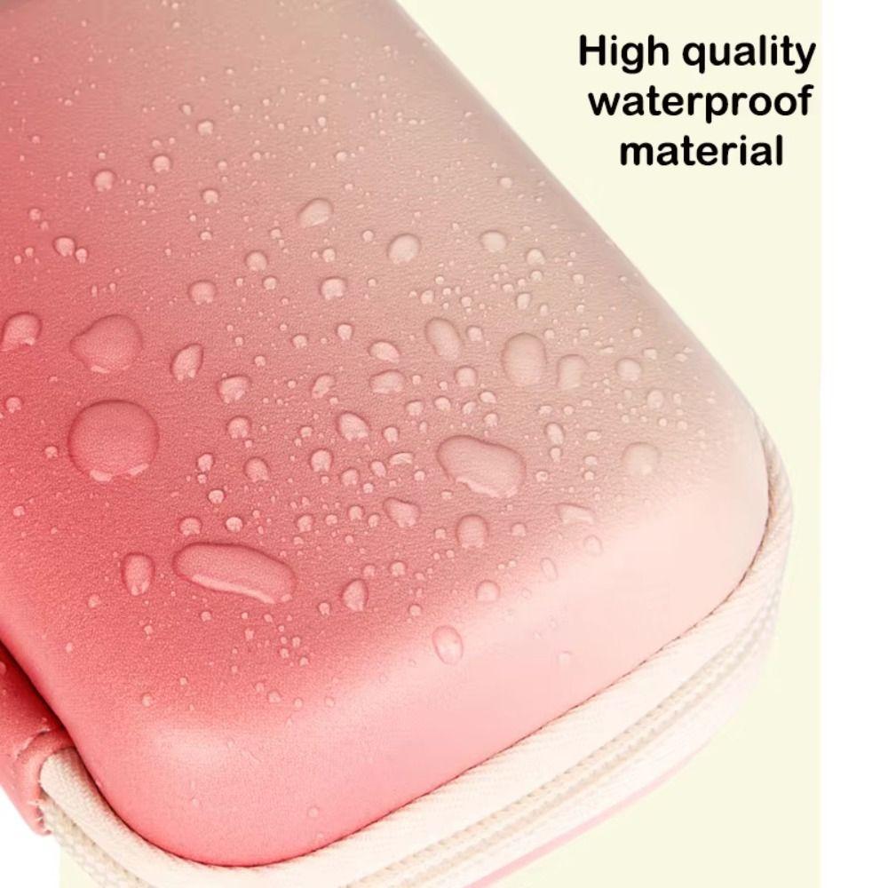 PU Portable Camera Bag Waterproof Camera Storage Bags  Camping Travel Cosmetics