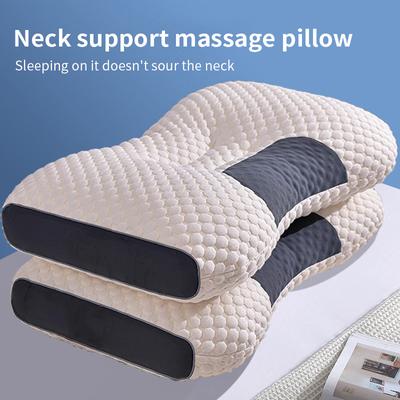 Spa Massage Pillow Washable Non-Collapse Cervical Support Pillow Core Home Pin Gift Pillow