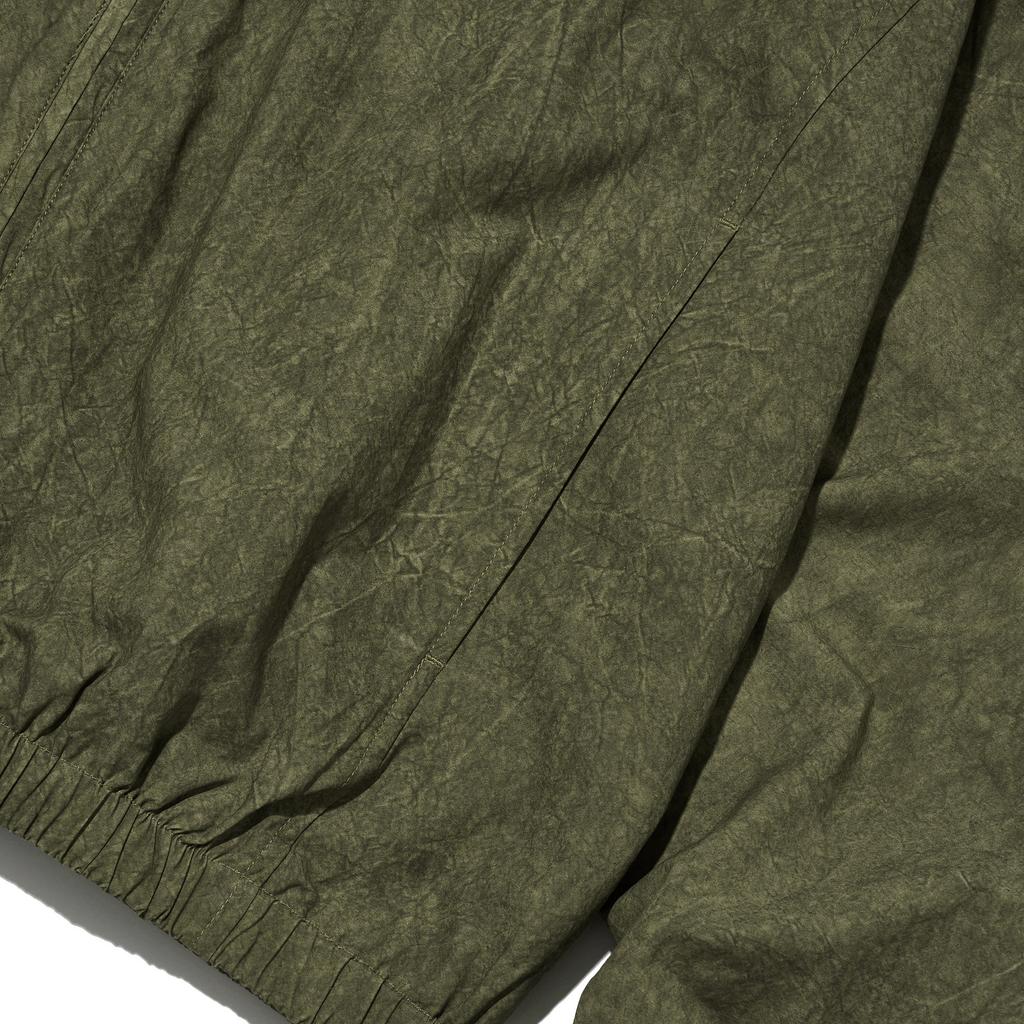 Filluminate Crease Washed Windbreaker - Khaki