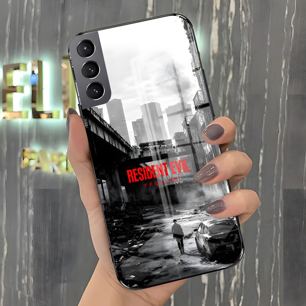 RESIDENT EVIL Game Phone Case For Samsung A25 A13 A33 5G A54 A36 A35 A56 A52 A14 Shockproof Glass Cover