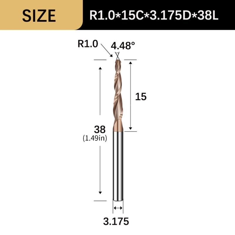 Solid Thread Engraving Drill Bit Steel Carving Tool For High Accuracy Metal Wood And Plastic Carving