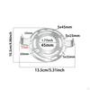5 Count Light Fixture Support Bracket, Round Crossbar Plate for Pendant Lighting Near Ceiling