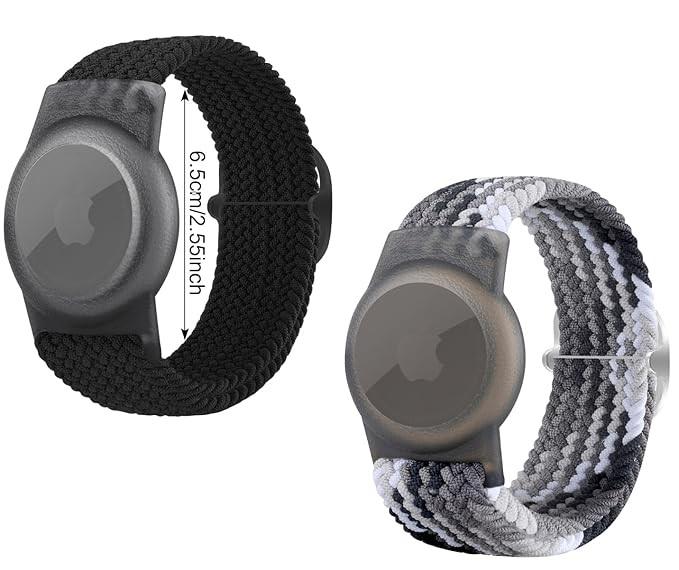 Apple AirTag wristband for children 2 pcs Nylon adjustable locator