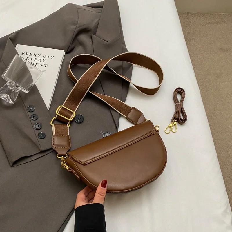 Bolsa feminina de axila bolsa de ombro único transversal estilo ocidental e avançado design de luxo de nicho