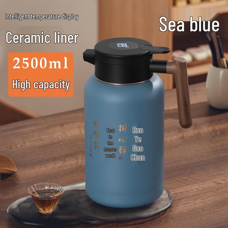 DKADI 2500ml 316 Stainless Steel Stewing Teapot