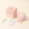 Kids Friendly Adorable Bedroom Decor Soft Silicone Material USB Charging Peach Shaped Sleep Lamp Cute Cartoon