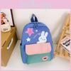Cute Rabbit Childrens School Bag Animal Design Nylon Toddler Backpack