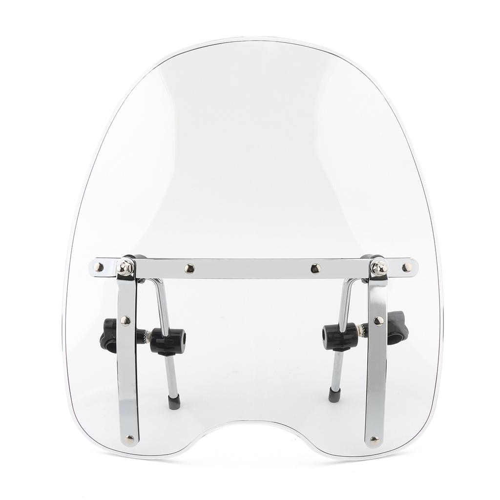 Motorcycle Universal Windshield Large Windscreen Fit For Harley Honda Yamaha Suzuki Cruiser Motorcycle Accessories Clear/Smoke