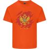 Torn Montenegro Flag Montenegrin Day Football Unisexs Light Cotton TShirt