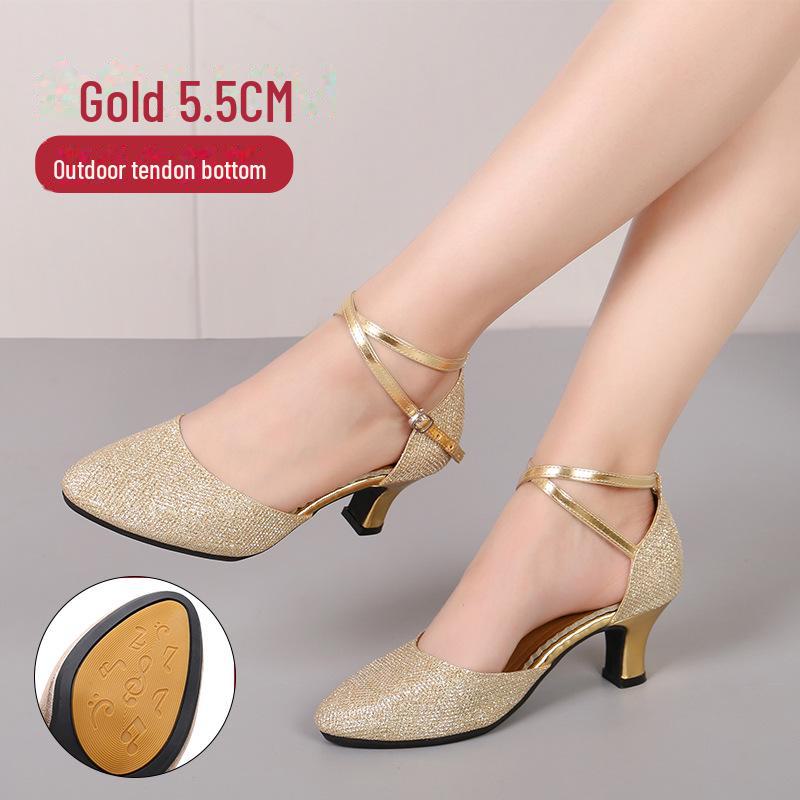 Women's Latin & Ballroom Dance Shoes - Soft Sole for Square Dancing