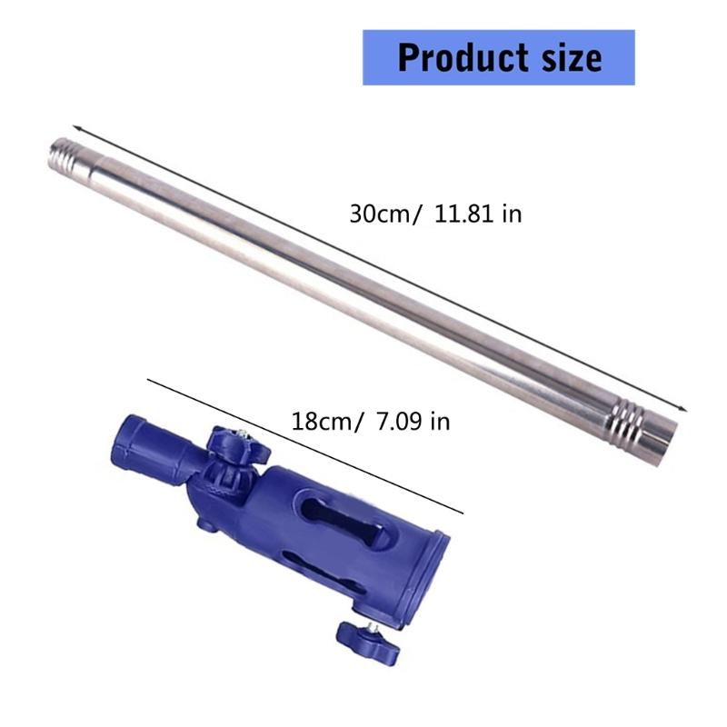 Multiple Angle Painting Tool Paint Brush Extender For Wall And Ceiling Extendable Brush Holder Reduces Arm Fatigue