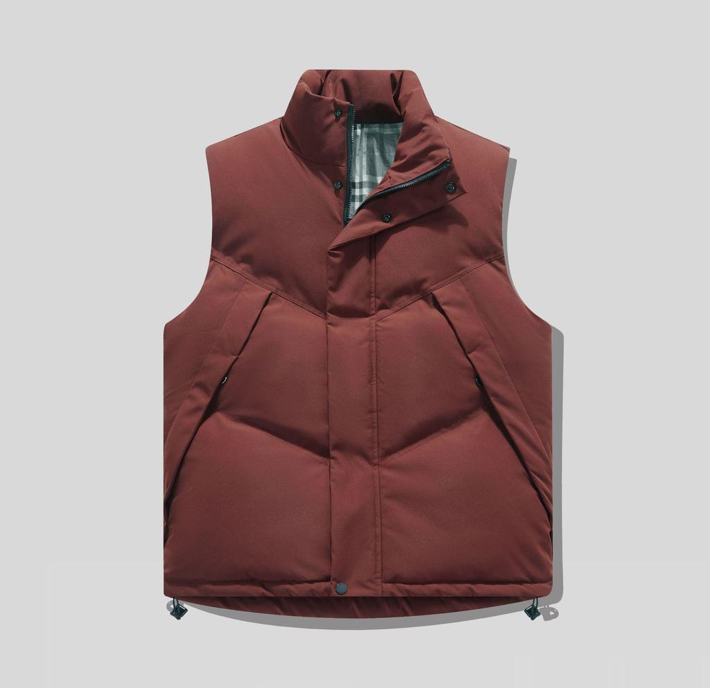 Men's Autumn/Winter Warm Down Cotton Vest - Cross-European Size