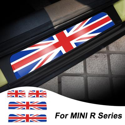 Door Sill Protector Threshold Cover Decor Crystal Board Sticker For Mini Cooper S JCW One R55 R56 R60 Countryman Car