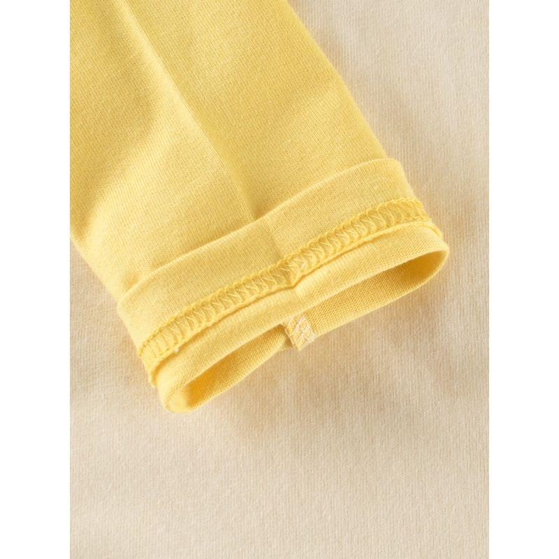 27Home Children's Base Layer Shirt for Spring and Autumn, Girls' Round Neck Long-Sleeve T-Shirt, Baby Girl Pure Cotton Top