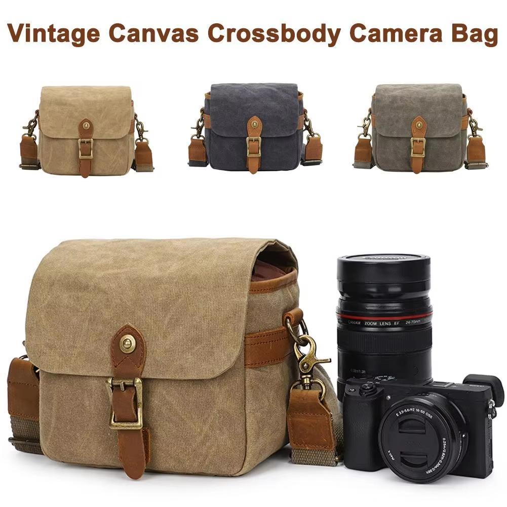 Professional Dslr Camera Messenger Bag Waterproof Crossbody Shoulder Bag For Canon Nikon Sony With Padded Compartment