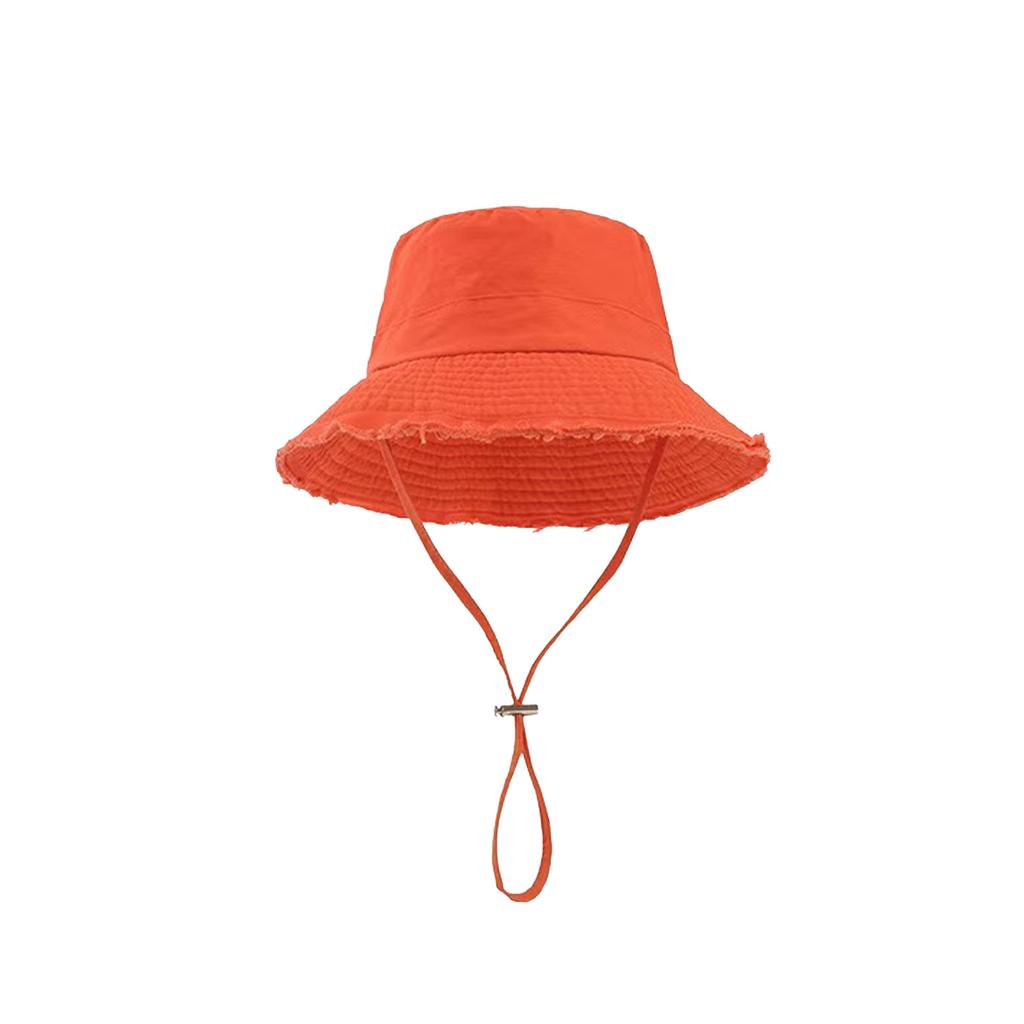 Outdoor Beach Sun Hat For Women Foldable Fisherman Hat Sunproof Bucket Cap With Wide Brims Fashion Headwear Accessory