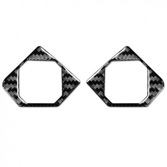 Fit For Toyota Tacoma 2015- ABS Carbon Fiber Steering Wheel Button Cover