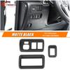 3PCS Matte Black Inner Front Mirror Adjustment Trim for 4Runner 2010+ Interior
