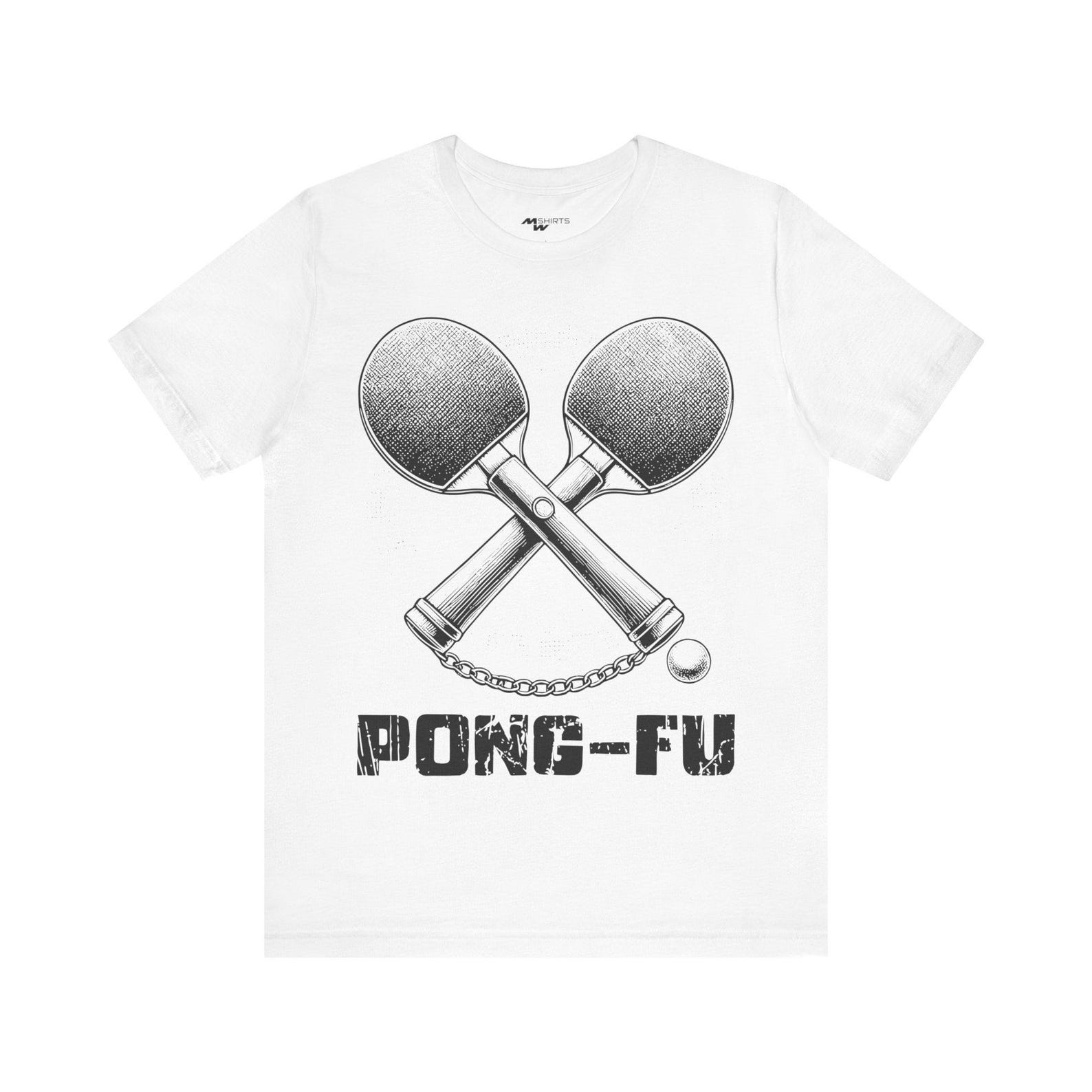 Ping Pong Nunchuck T-Shirt | Pong Fu | Fun Sports Apparel 3XL