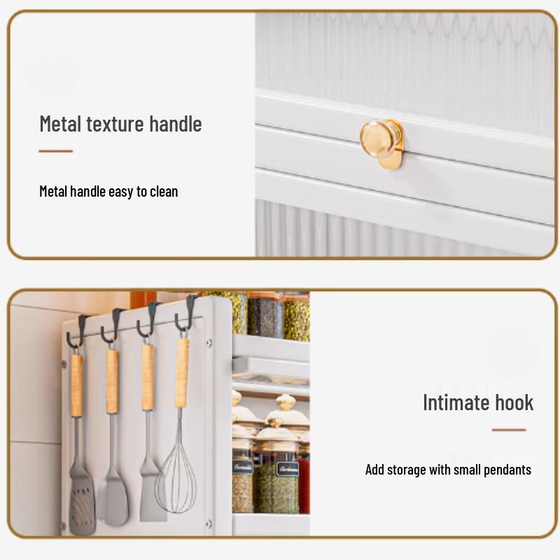 Modern 3-Tier Dustproof Kitchen Spice Rack