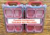 Unbeaten Path Designs Solid Aluminum Single Wide VersaMount Set for Milwaukee PackOut Tool Organization System