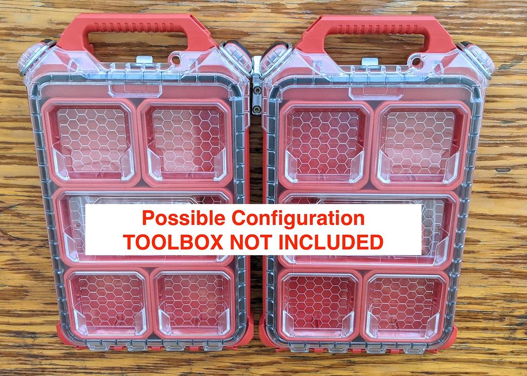 Unbeaten Path Designs Solid Aluminum Single Wide VersaMount Set for Milwaukee PackOut Tool Organization System