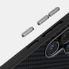 Fashion 2C Carbon Fiber Texture For Samsung Galaxy S25 FE S25FE Magsafe Case Camera Circle Mobile Phone Cover