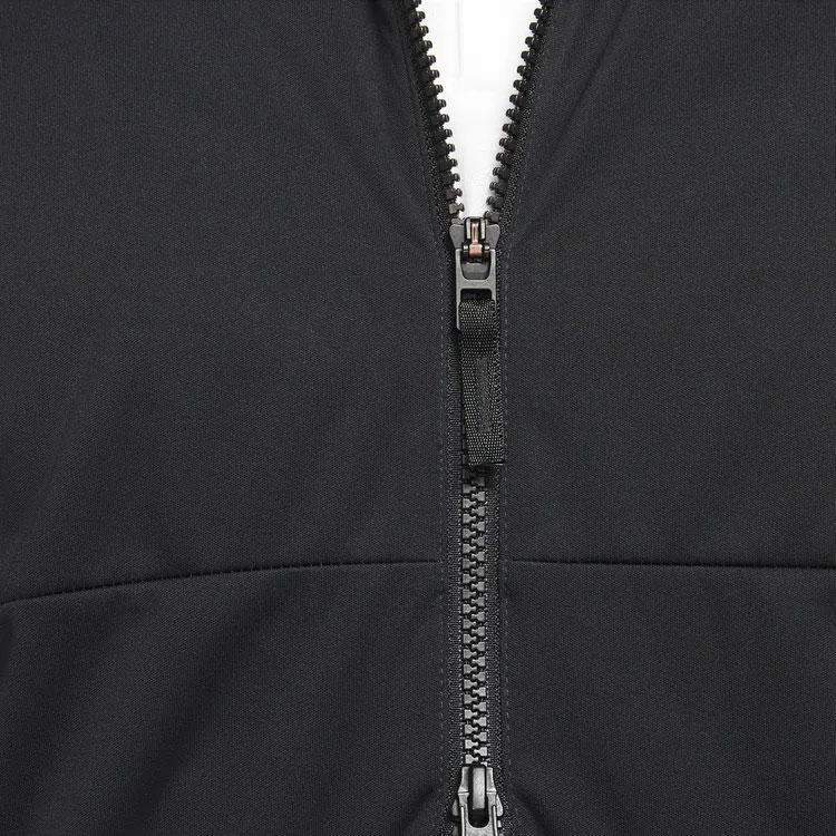 Nike Solid Casual Stand Collar Jacket Men Outerwear Black DA2868-010