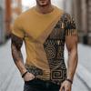 3D Printed Men's Street Wear Loose Short Sleeved T-shirt Summer Men's T-shirt Y2K Fashion