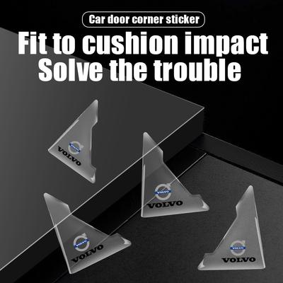 2/4 Piezas Protectores Transparentes para Esquina de Puerta de Coche Protectores de Borde Anticolisión Antiarañazos Para Rdesign AWD C30 C70 S40 S60 S70
