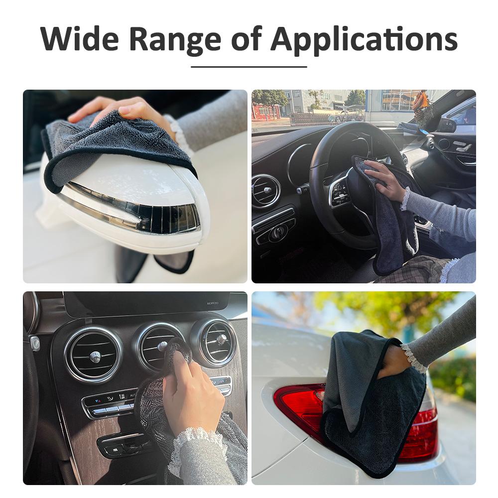 Car Wash Towel Car Detailing Twisted Braid Cloth Super Absorbent Rag for Car Home Washing Accessories
