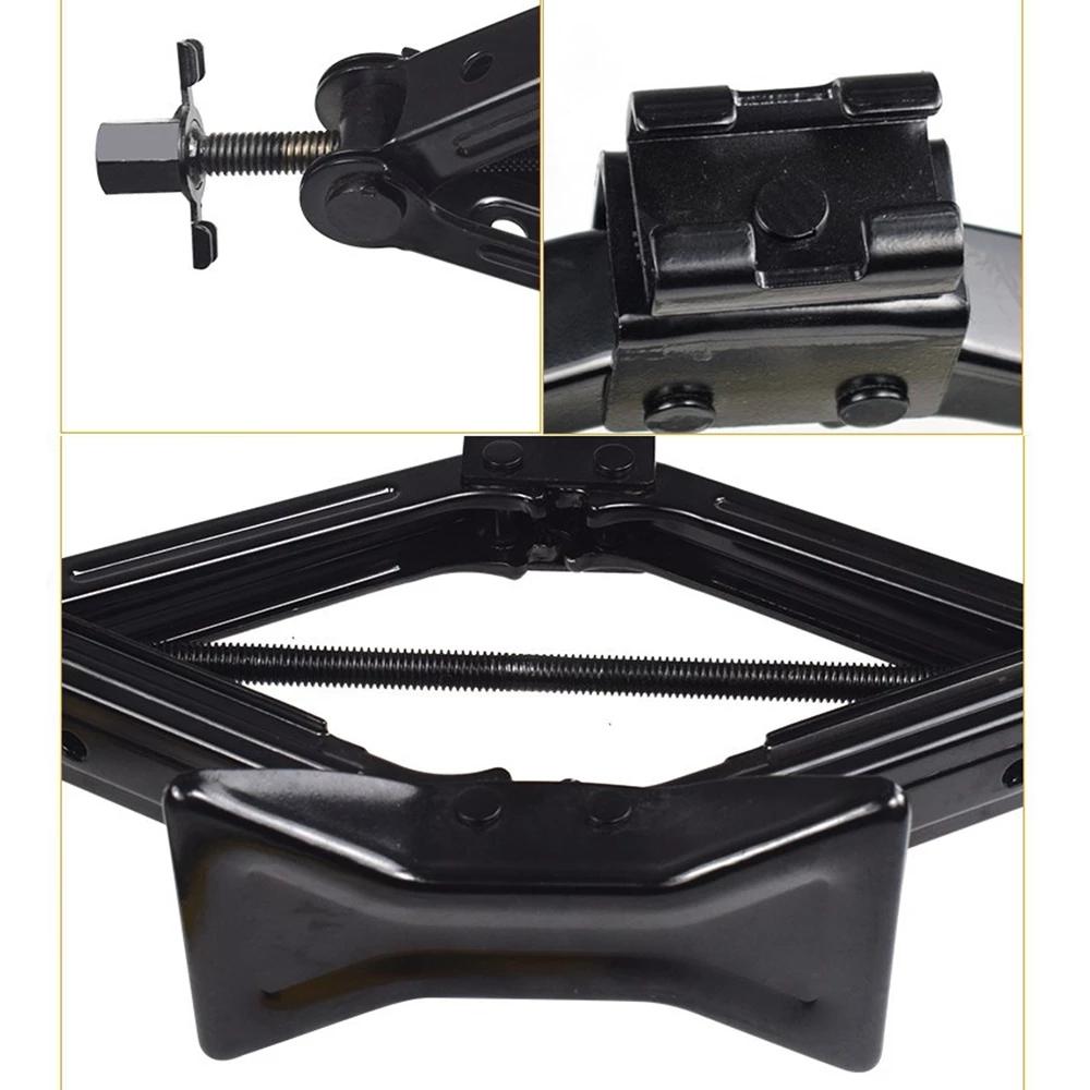 More Effortless 2Tons Foldable Car Jack Hand-operated Horizontal Type 2 Tons Car Jack Car Tire Repair Tool