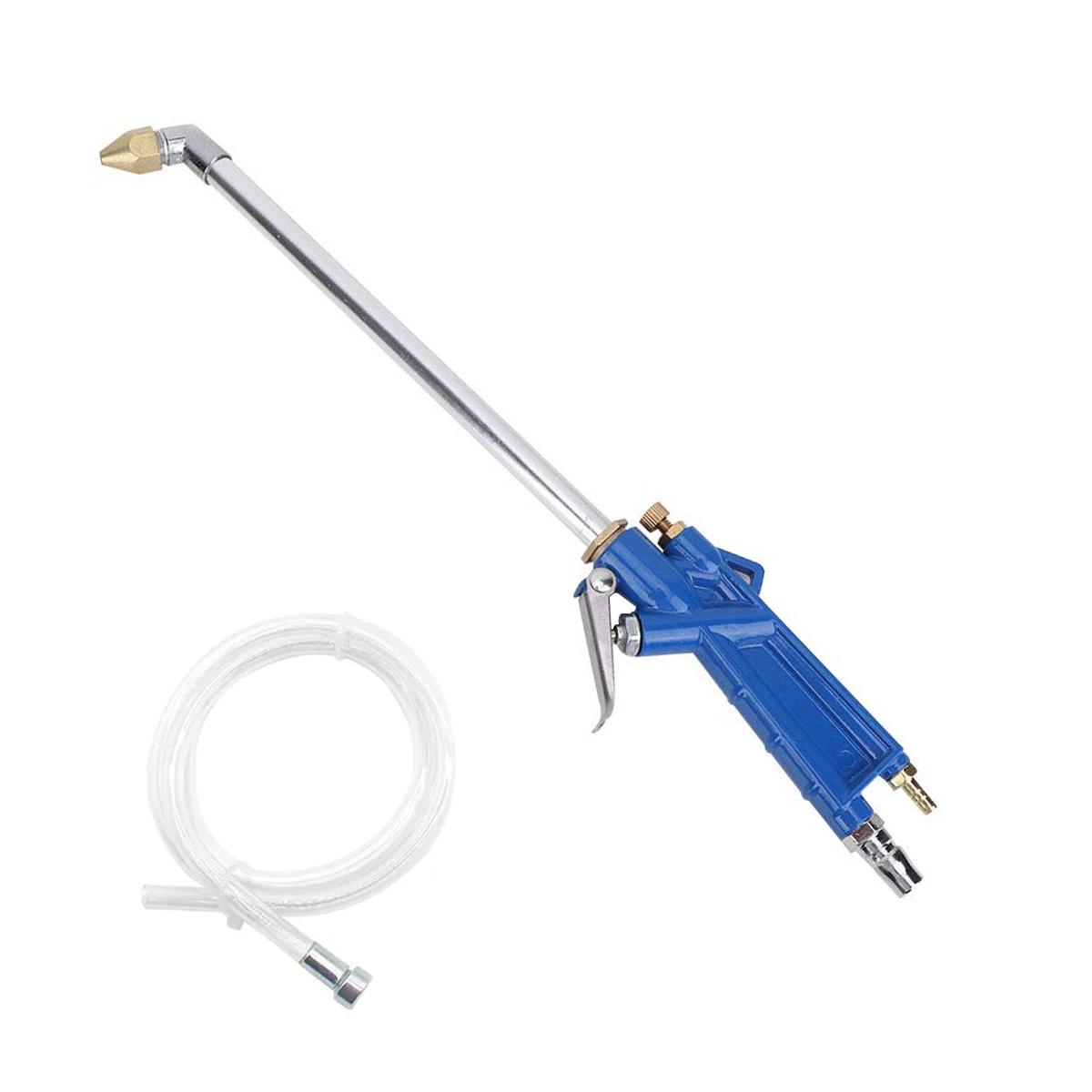 

Industrial Oil Channel Cleaning Gun - Water/Gas Dual-Use with Adjustable Long Tube Spray Nozzle for Heavy Duty Degreasing