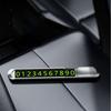 Adhesive Cellphone Number Plate Car Temporary Parking Card Plate Phone Number Plate Automotive Interior Accessory