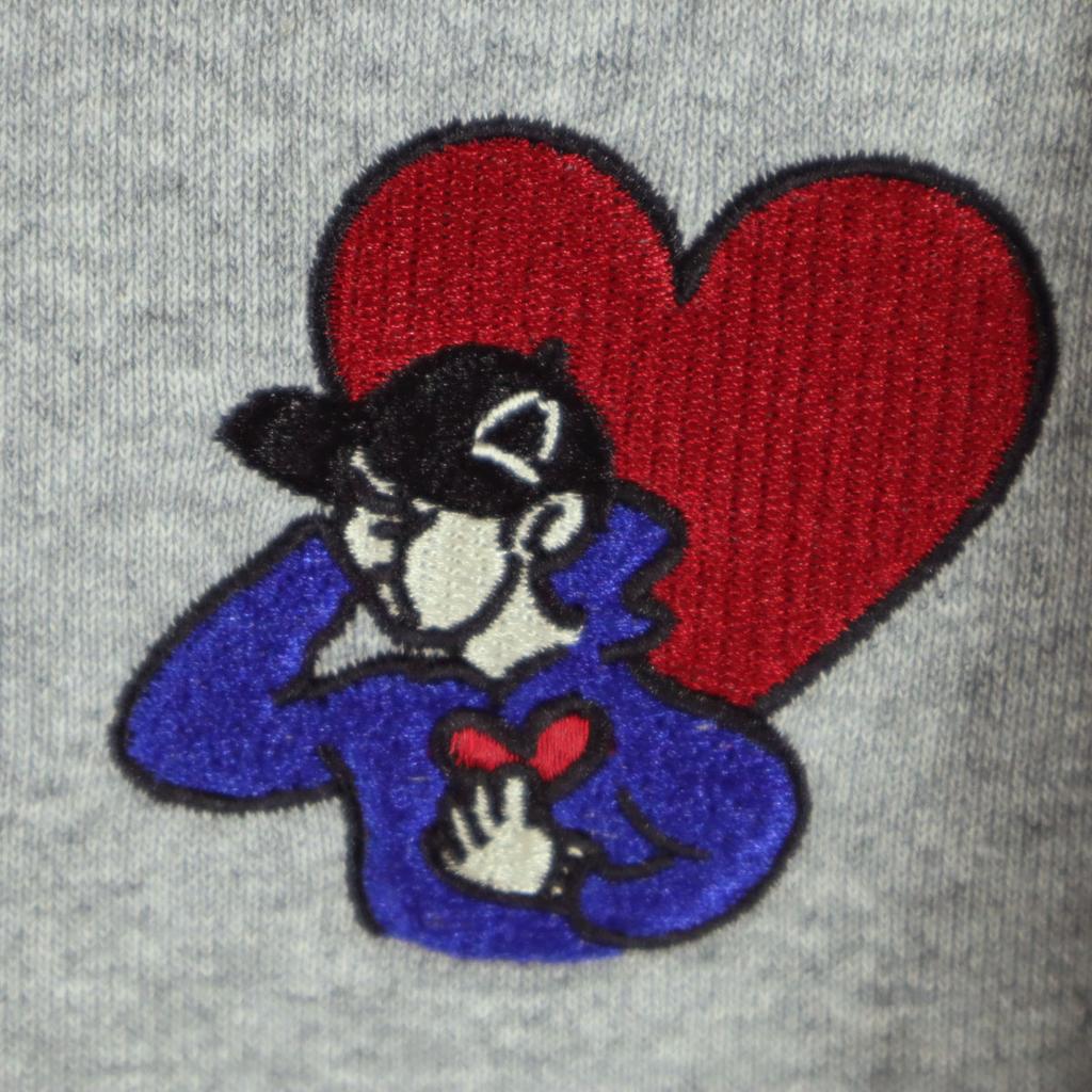 FREAK'S STORE KAOYORINAKAMI Collaboration One Point Logo Long Sleeve Half Zip Trainer Women Used