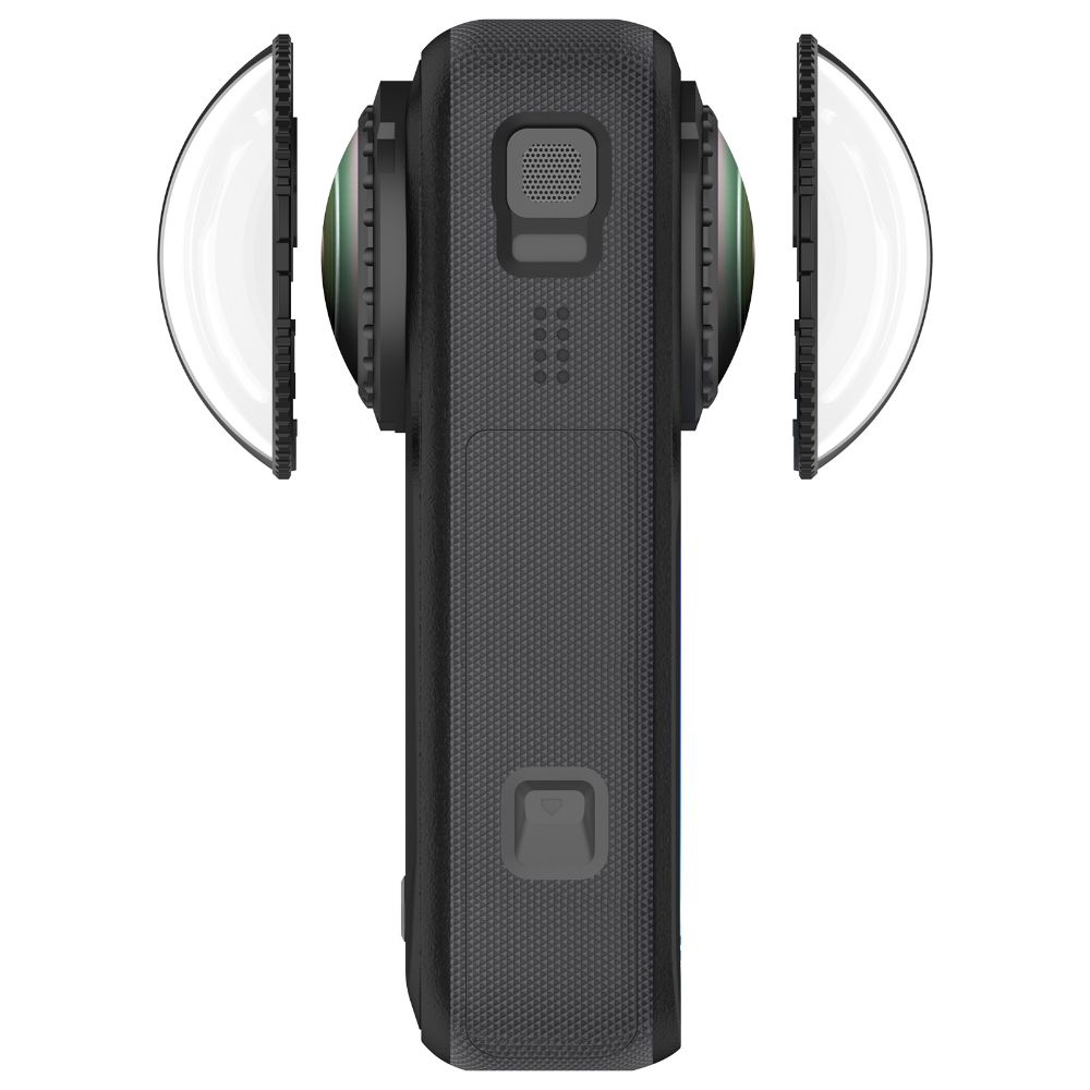Removable Lens Guard Optical Glass Protective Lens Cap for Insta360 X6 Panoramic Camera Accessories
